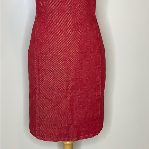 Kate Spade Saturday Apron red vintage Dress size 2 - Picture 4 of 15
